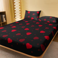 Edredón De Cama Estampado De Amor Para Hombres Y Mujeres Estilo Simple Y Moda Adecuado Para Todas Las Estaciones Uso En Hogar Hotel - details 1
