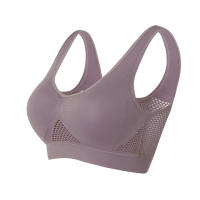 Sujetador Deportivo Para Mujer Talla Extra Grande Hasta 6XL Algodón Transpirable Shockproof Para Gimnasio Running Yoga - details 7