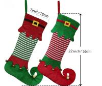 Bolsas De Dulces De Navidad Con Peluca Bolsa De Vino De Navidad Guantes De Navidad Cola De Peluca Bolsa De Cola De Navidad Roja Y Verde Para Fiesta - details 4