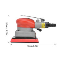 Grinder Pneumático KP-6793 Para Madera Y Aleación De Hierro Máquina De Pulido Con Papel De Hierro 75x100mm Tipo Polidor De Ángulo - details 4