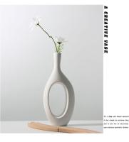 Vaso Nórdico Aract Vasebsts Cerámica Mate Rustica Arte Moderno Decorativo Para Decoración De Granja Tamaño M Nuevo Estilo Clásico/Post-moderno - details 6
