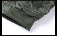 Chaqueta De Piloto MA-1 Para Hombre Estilo Militar Con Estampado De Camuflaje Chaqueta De Béisbol Gruesa De Algodón Para Otoño E Invierno Cierre De Cremallera - details 37