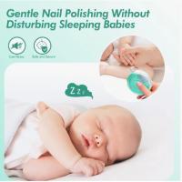 Lima Electrica Uñas Bebe Con 6 Puntas Intercambiables Pequeño Ruido - details 2