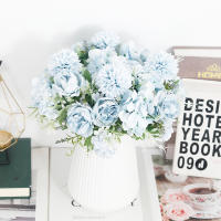 Ligera Y Económica Bouquet De Flores Artificiales De Seda Hydrangea Peony Para Decoración De Navidad En Casa Fiesta De Boda Accesorios DIY Para Jardín - details 2