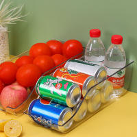 Organizador De Almacenamiento Para Botellas De Bebida En Plástico Dispensador De Soda Pop Contenedor Para Nevera Y Almacenamiento En La Cocina - details 7