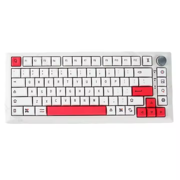 USLION 126 Teclas XDA Profile PBT Keycaps Rosa Blanca Para Teclado Mecánico Gaming Personalizado Inglés Japonés Ruso - 1