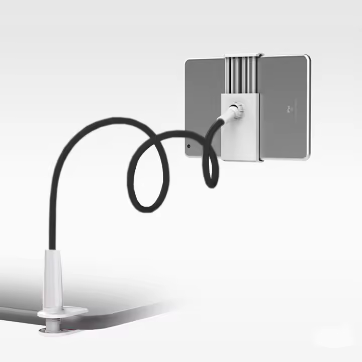 Soporte Universal Para Teléfono De Escritorio Y Tablet MOUNT BED Flexible 75cm Soporte De Escritorio Para iPhone Samsung Material Plástico - 1