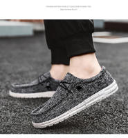 Zapatos Casuales Para Hombre En Lona Cómodos Y Ligeros Transpirables Zapatillas Planas Slip-on Para Conducir Talla Grande 47 - details 13