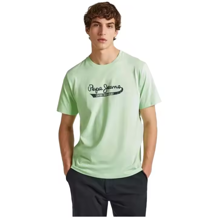 Camiseta de Manga Corta Pepe Jeans Claude para hombre en color verde - 1