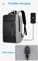 Mochila Negocios Impermeable Para Hombres Con USB Capacidad Grande Para Portátil De 15.6 Pulgadas Bolsa De Escuela Para Hombres - details 5