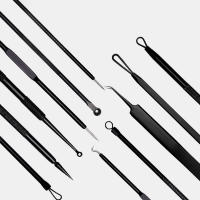 Kit De 11 Piezas De Acero Inoxidable Para Extracción De Espinillas Y Comedones Herramienta De Eliminación De Acné Con Estuche - details 7
