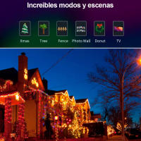 Ventronik Cadena De Luces LED RGB Navidad Control APP Dreamcolor Y Dimmable RGBIC Decoración De Fiesta Y Año nuevo - details 1