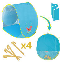 Olmitos - Tienda Pop UP de bebé para Playa y jardín– Manta/Parasol Protector de Sol y Viento – Plegable Compacto Muy Ligero - details 0