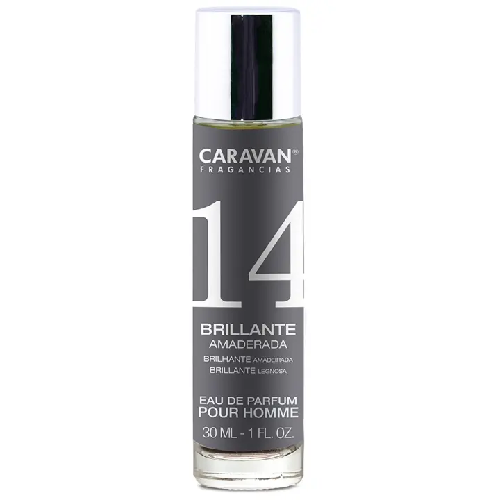 Caravan - Perfume de Hombre Nº14 - 30ml - Esencia Mediterránea - Notas de Bergamota Fresca - Toque de Cassis Intenso - 1