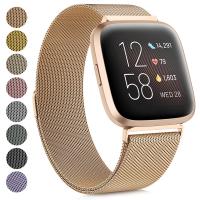 Correa De Acero Inoxidable Para Fitbit Versa 1/2/3/4 Cierre Magnético Milanés Reemplazo De Pulsera Accesorios De Pulsera - details 0