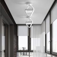 Lámpara De Techo LED Moderna 22W En Blanco Frío 6500K Diseño Escandinavo Elegante Para Pasillo Entrada Balcón Instalación Suelta Sin Bombillas Incluidas Material Aluminio - details 4