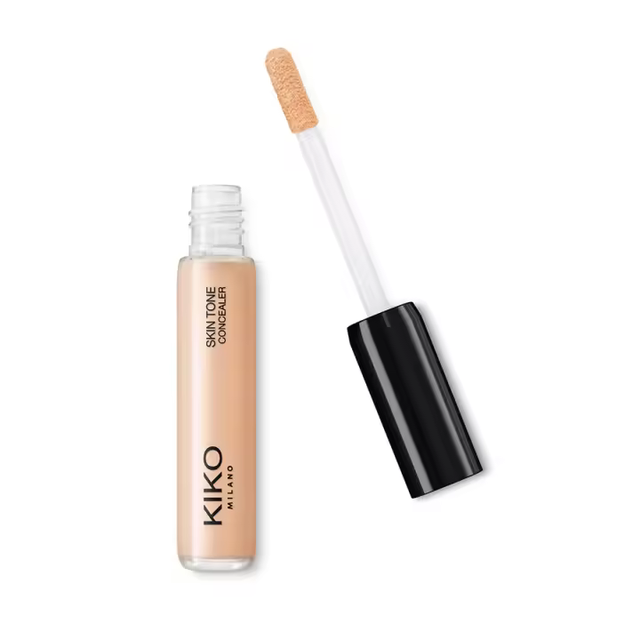 KIKO Milano Skin Tone Concealer, Corrector fluido alisador con acabado natural - 1