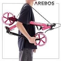 Arebos Patinete con Ruedas de Goma con LED - Suspensión Delantera - Soporte para Botella y Timbre - details 17