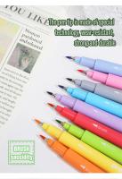 Rotulador De Pincel De Tinta Hidratada En 12 Colores Pastel Para Caligrafía Arte Y Dibujo Ideal Para Lettering Y Diario - details 9