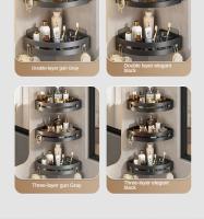 2PCS Organizador De Baño Estante De Ducha Plástico Sin Perforar Accesorios De Baño Estante De Almacenamiento Para Cocina Tipo De Instalación Soporte De Pared - details 8