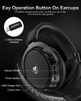 Auricular De Juego Inalámbrico NUBWO G07 Con Tecnología 2.4GHz Y Bluetooth 5.3 Micrófono De Cancelación De Ruido Estéreo Compatible Con Computadora Y Teléfono Móvil - details 0