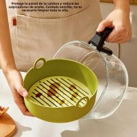 Nueva Cesta De Silicona Para Air Fryer Asiento De Fácil Limpieza Placa De Pizza Accesorios De Air Fryer Sartén De Asador - details 4