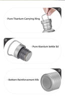 Botella Deportiva De Titanio Tiartisan Para Camping Y Ciclismo 430ml 600ml 750ml Portátil Y Ultraligera Bebida - details 9