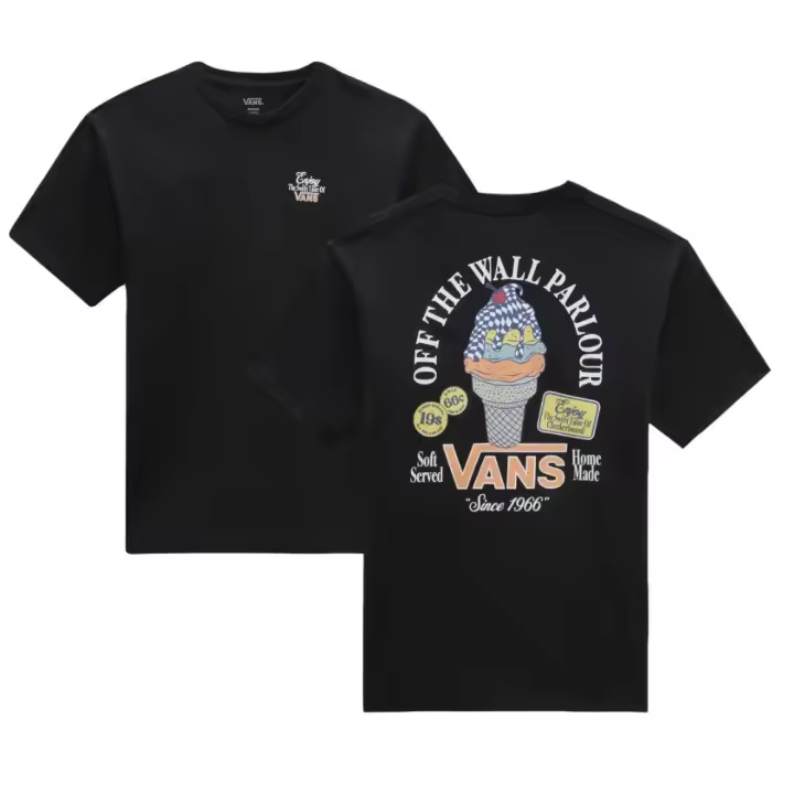 CAMISETA VANS CHECKERDBOARD TASTE TE-B NEGRO T SHIRT VN000FKGBLK1 - 1