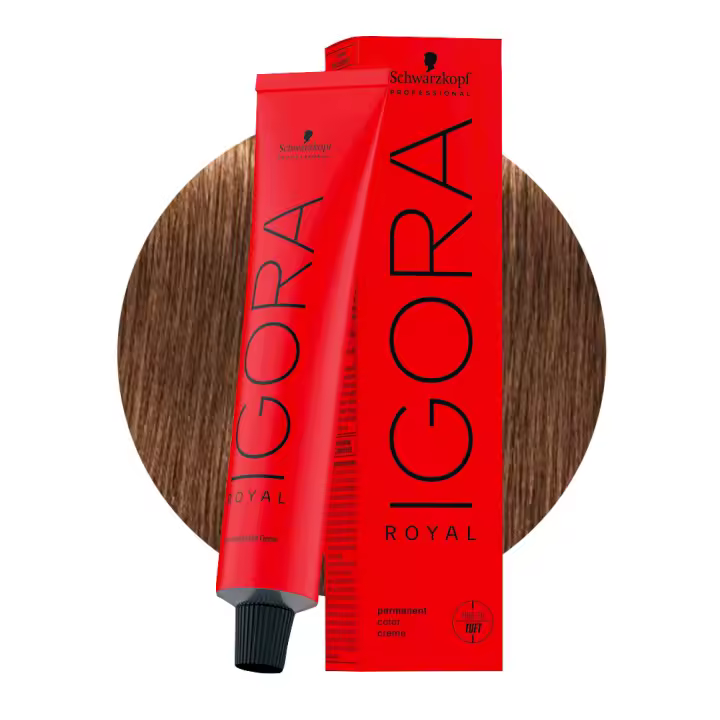 Schwarzkopf Igora Royal 7-55 Rubio Medio Dorado Extra 60ml - 1
