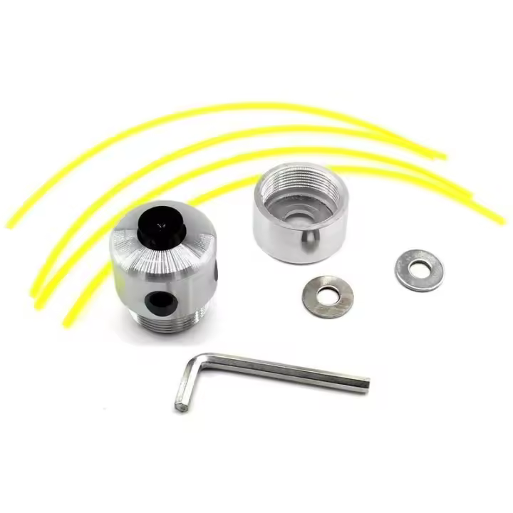 Cabeza De Trimmer De Aluminio Universal Con Cuatro Líneas De Trimmer Para Cortacésped Reemplazo De Cabezal De Trimmer De Hierba - 1