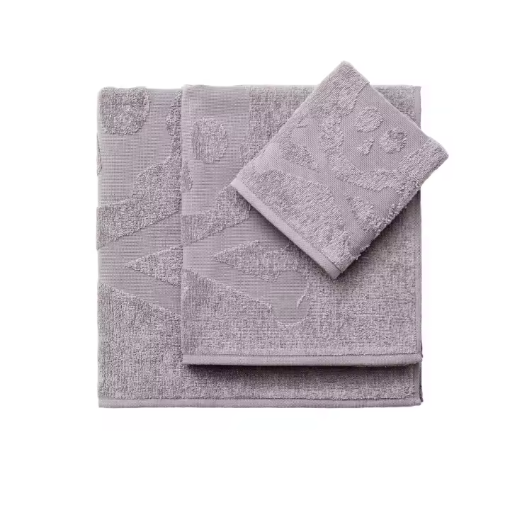 Scalpers Home Set de toallas de baño calavera 100% algodón gris (tocador 30x50cm + manos 50x90cm + baño 70x140cm) - 1