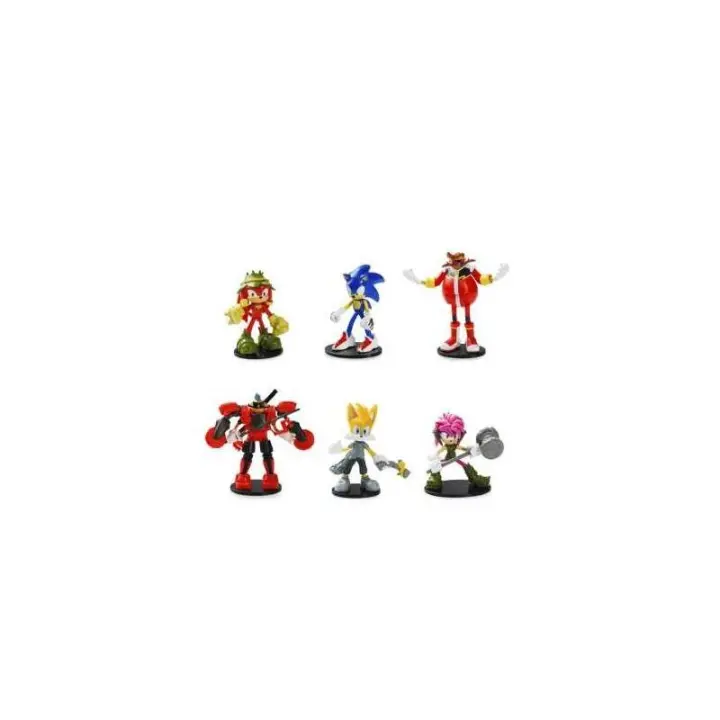 Jakks - Colección Sonic - Figuras de Sonic - 6.5 Cm - Pack de 2 - 1