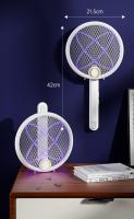 Dispositivo De Matanza Automática De Mosquitos Eléctrico Plegable 3200V Con Luz Roja Recargable Por USB Para El Tiempo Nocturno - details 5