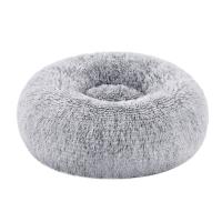 Cama de Perros y Gatos en Felpa Suave, Sofá para Mascotas con Cojín Extraíble y Lavable, Color Gris Ombré - details 0