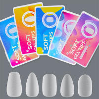 PINPAI 420PCS Uñas Postizas De Gel Mate Almendro Coffin T Forma Cubiertas Completas Falsas Uñas Capullos De Gel Artificial Suave Tamaño M 15 Tamaños Diferentes - details 2