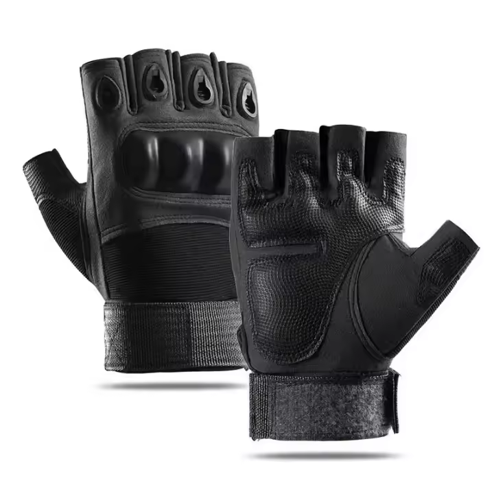 Guantes Proteccion Media Dedo Universal Para Entrenamiento Fitness Antideslizante Ciclismo Transpirables Y Duraderos Viajes Al Aire Libre - 1