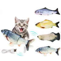 Juguete Eléctrico Para Gatos Pez Simulación Con Movimiento Y Danza Juguete Divertido Para Gatos Mordedor Y Juego Recargable Por USB - details 0