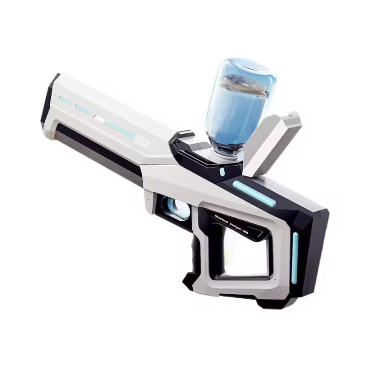 Pistola de agua eléctrica de pulso, juguete de gran capacidad, pistola de agua de succión automática de agua, tecnología negra, pistola de agua - 1