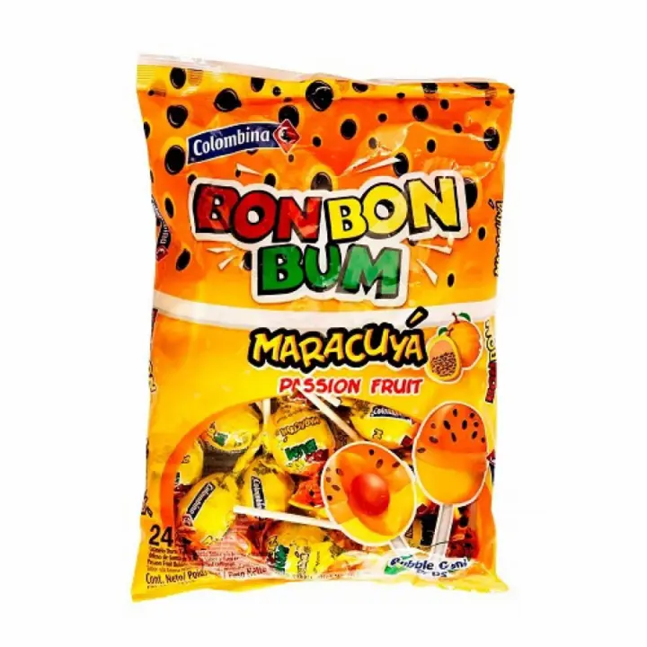 COLOMBINA- BON BON BUM DIFERTENES SABORES BOLSA DE 24 UND. - 1