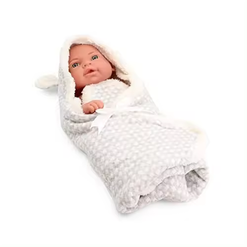 Bebe 40Cm Capa Aruullo Gris - 1