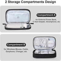 Nueva Bolsa Organizadora De Viaje Para Cables Y Cordones Estuche Portátil Impermeable Con Doble Capa De Almacenamiento - details 10