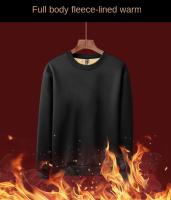 Sudadera De Polar Para Hombre Y Mujer Cuello Redondo Deportiva Casual De Otoño E Invierno Gruesa Y Cálida Tela De Veludo De Cabra - details 2