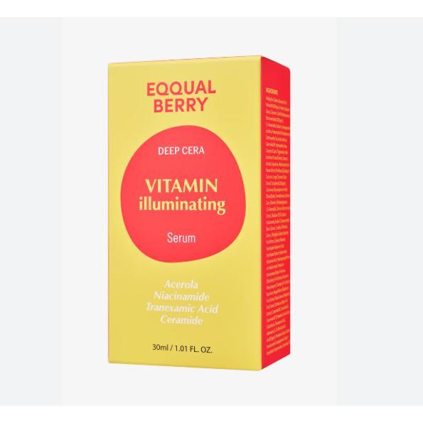 EQQUALBERRY Deep Cera Vitamin Illuminating Serum – Sérum Antimanchas, Iluminador y Reparador (30ml) — oferta en Miravia