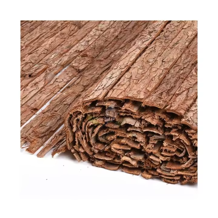 Suinga Corteza Natural Tejida para Ocultación y Decoración de Jardín y Terraza - 1