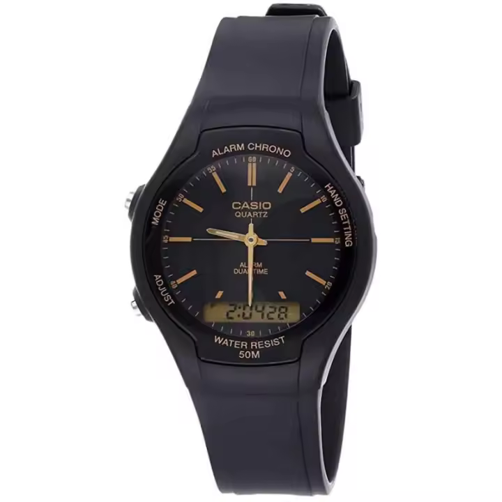 Casio Aw-90h-9evdf  Reloj Para Para Hombre Color Negro - 1