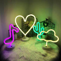 Luz De Neón USB Forma De Flamenco Iluminación De Pared Para Bodas Dormitorio Niños Habitación Bebé Luz LED Decorativa - details 3