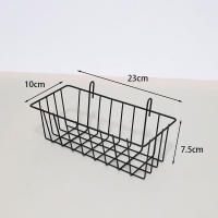 Cesta De Almacenamiento Decorativa De Metal Estante Colgante De Flor De Hierro Para Decoración De Pared Marco Montado Rack De Malla Para El Hogar - details 2