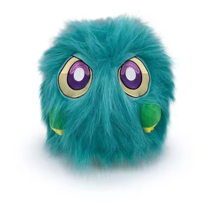 Yu-gi-oh! peluche kuribah stickie blue 22 cm - 1