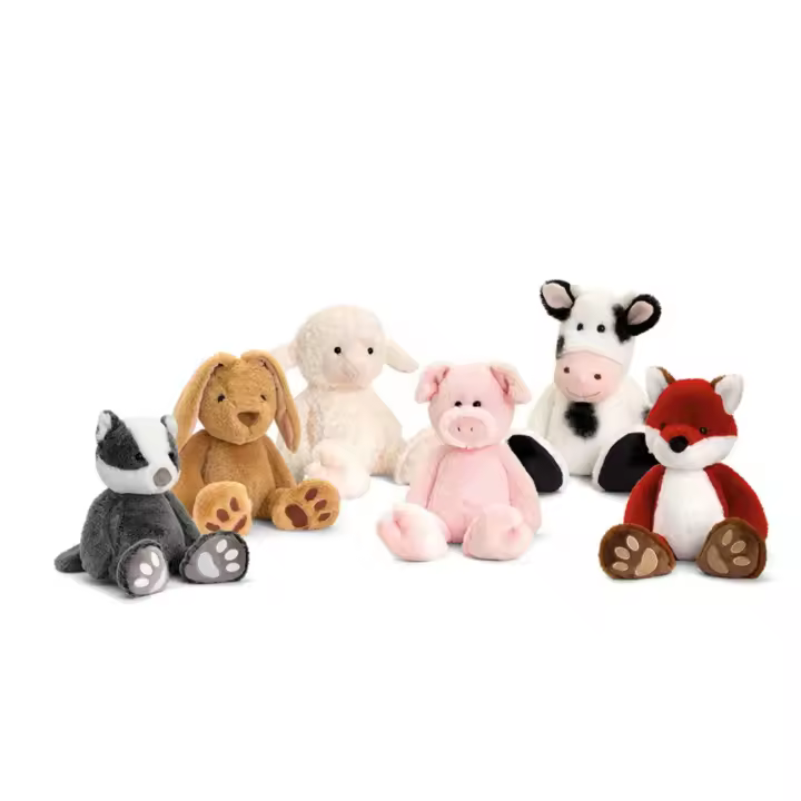Keel Toys Love To Hug peluche animales granja  25cm Super suaves ,surtidos ( 1 unidad ,se envían aleatoriamente, si desea uno en concreto nos lo comunique por chat y le enviaremos el deseado) - 1