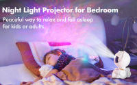 Proyector De Noche Astronáutico Con Pared De Estrellas LED Con Altavoz Bluetooth Para Habitación De Niños Fiesta En Casa - details 3